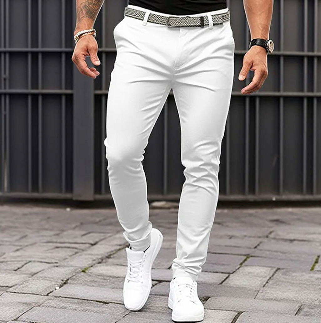 Relaxed Fit Men's Casual Trousers