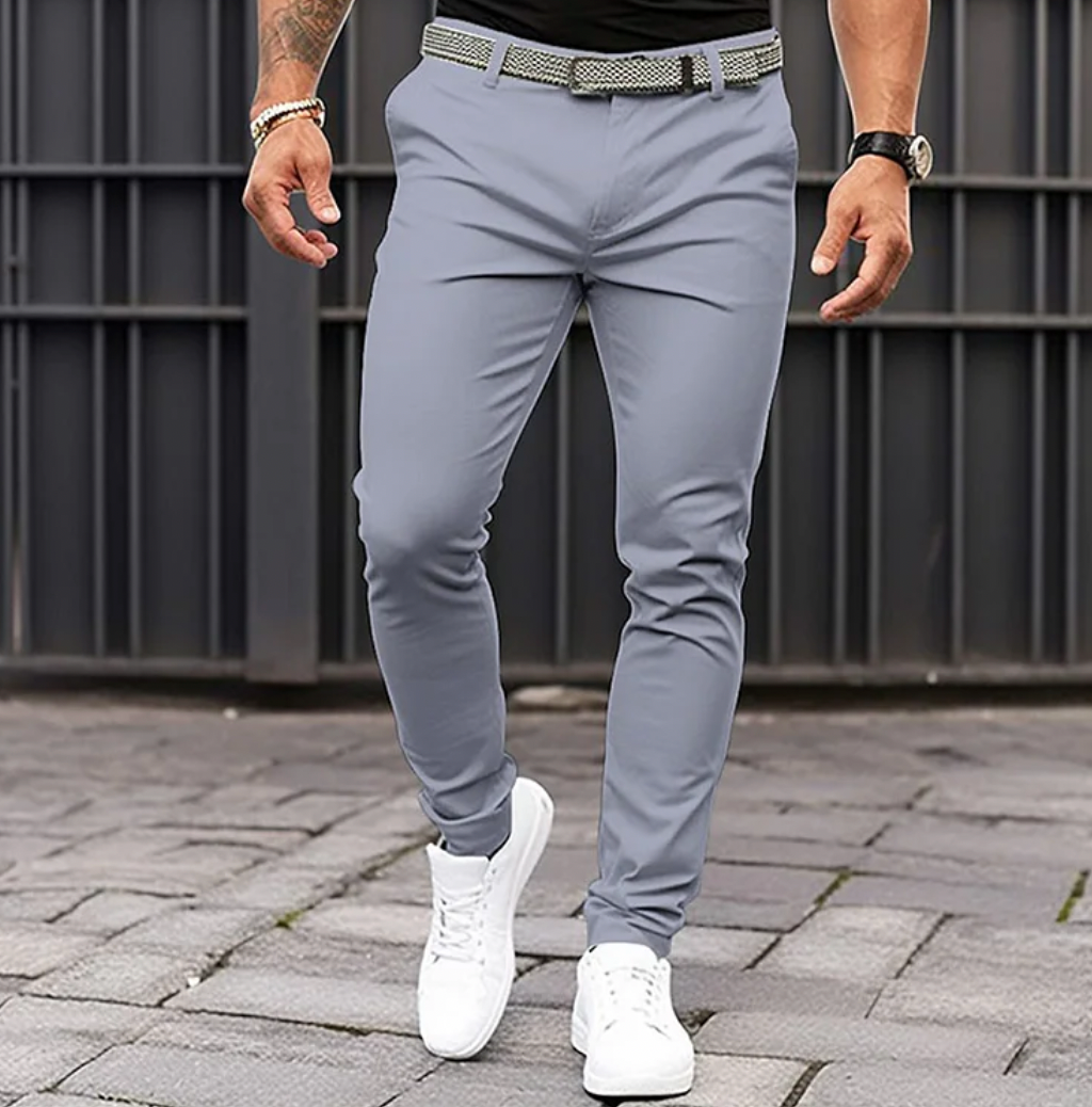 Relaxed Fit Men's Casual Trousers