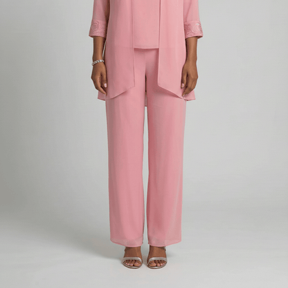 Women's Soft Two Piece Lounge Set Cardigan and Wide Leg Pants
