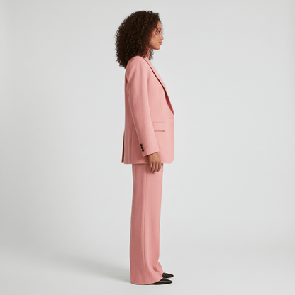 Relaxed Fit Blazer and Trousers Set