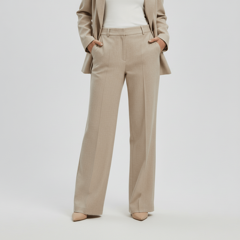 Relaxed Fit Blazer and Trousers Set