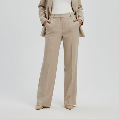 Relaxed Fit Blazer and Trousers Set