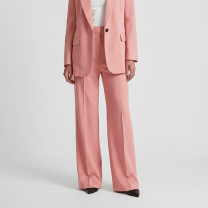 Relaxed Fit Blazer and Trousers Set