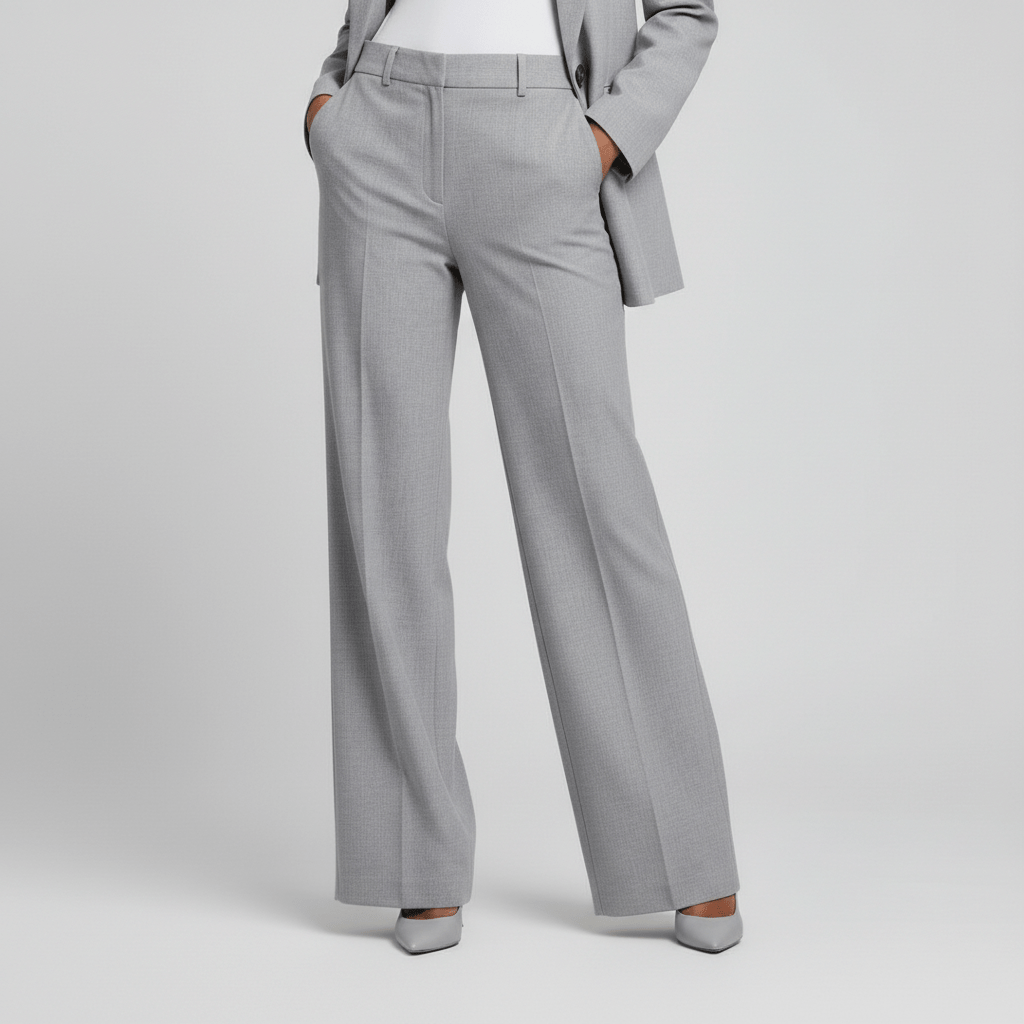 Relaxed Fit Blazer and Trousers Set
