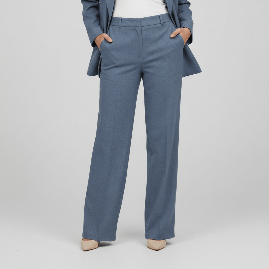 Relaxed Fit Blazer and Trousers Set