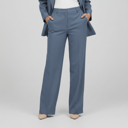 Relaxed Fit Blazer and Trousers Set