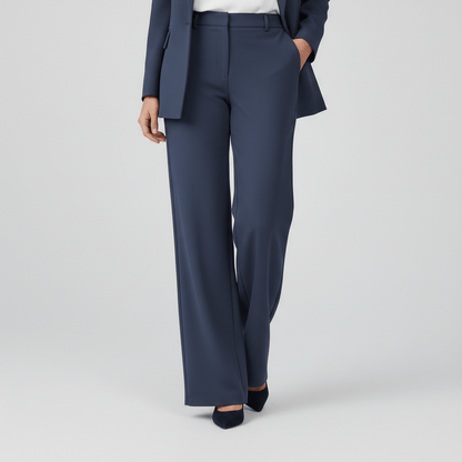 Relaxed Fit Blazer and Trousers Set