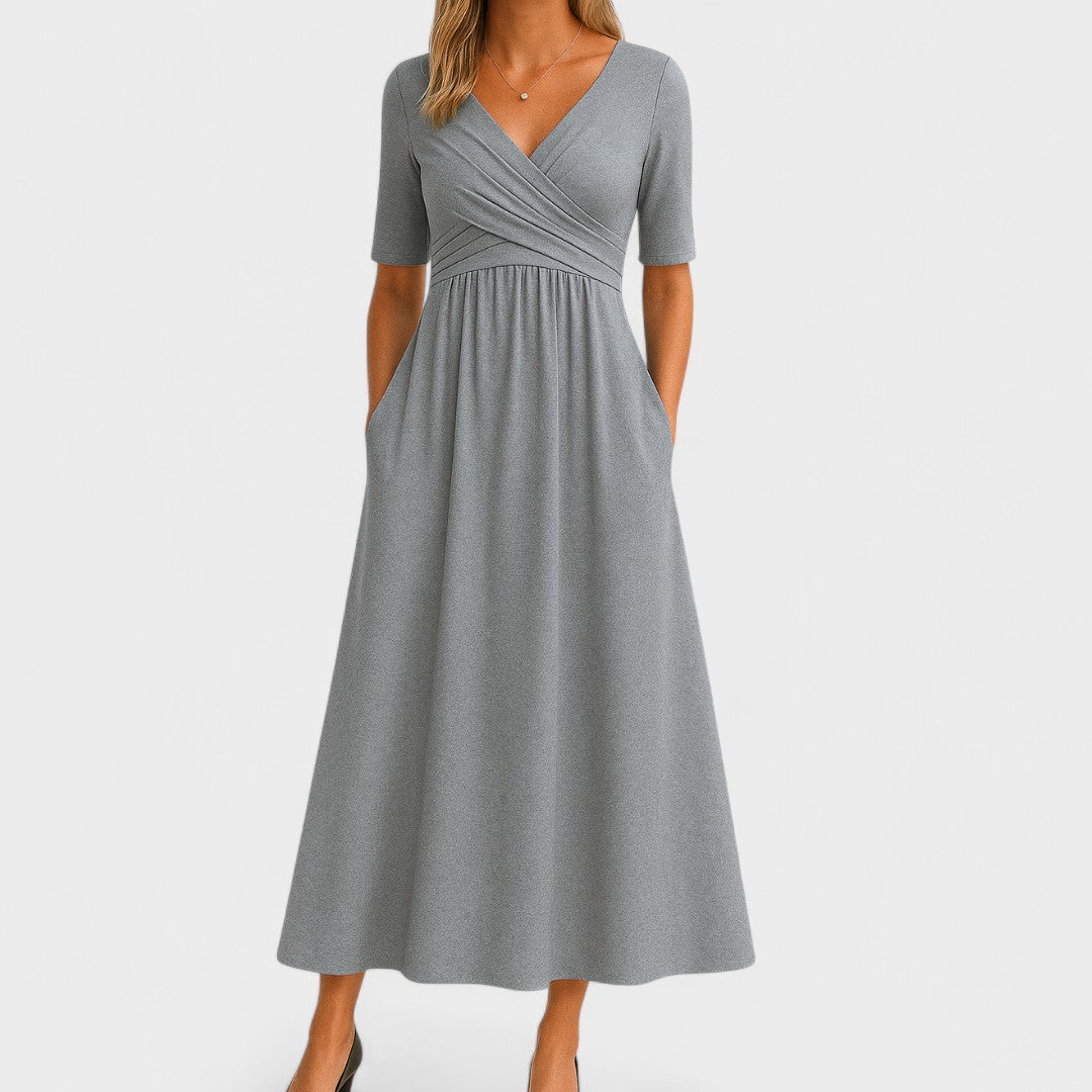 Floral Fit and Flare Wrap Dress - OutfitLondon