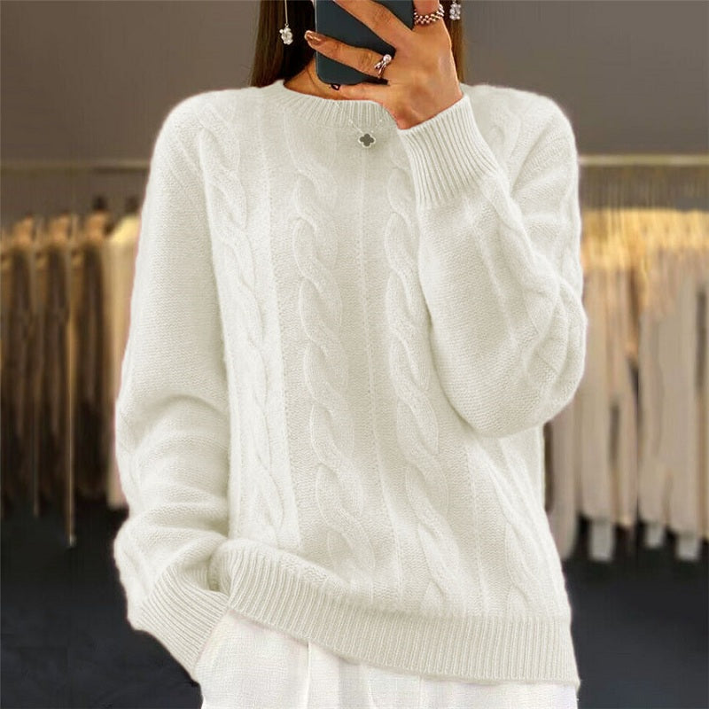 Cozy Fleece Crew Neck Jumper
