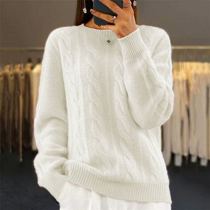 Cozy Fleece Crew Neck Jumper