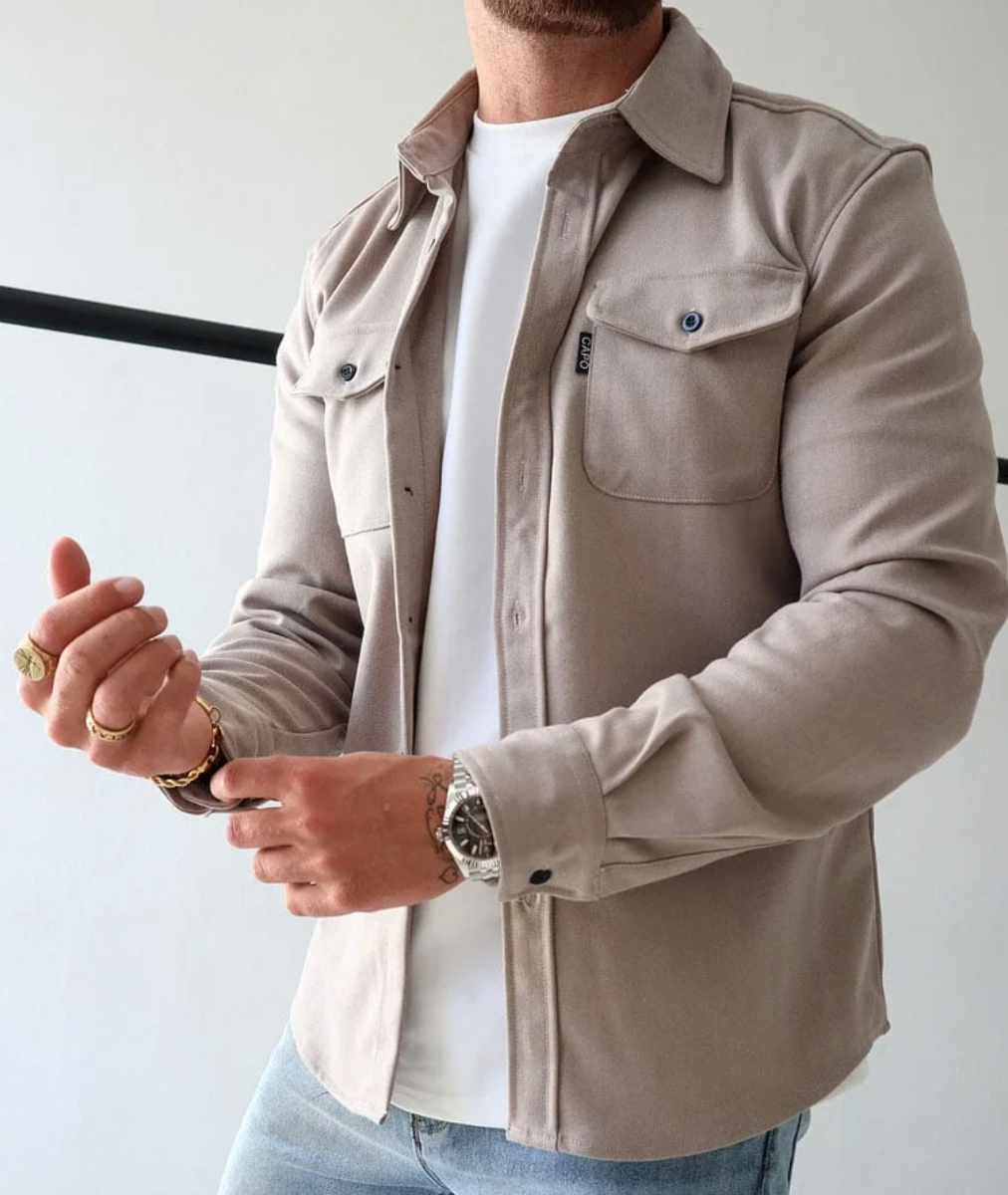 Classic Fit Men's Dress Shirt - OutfitLondon