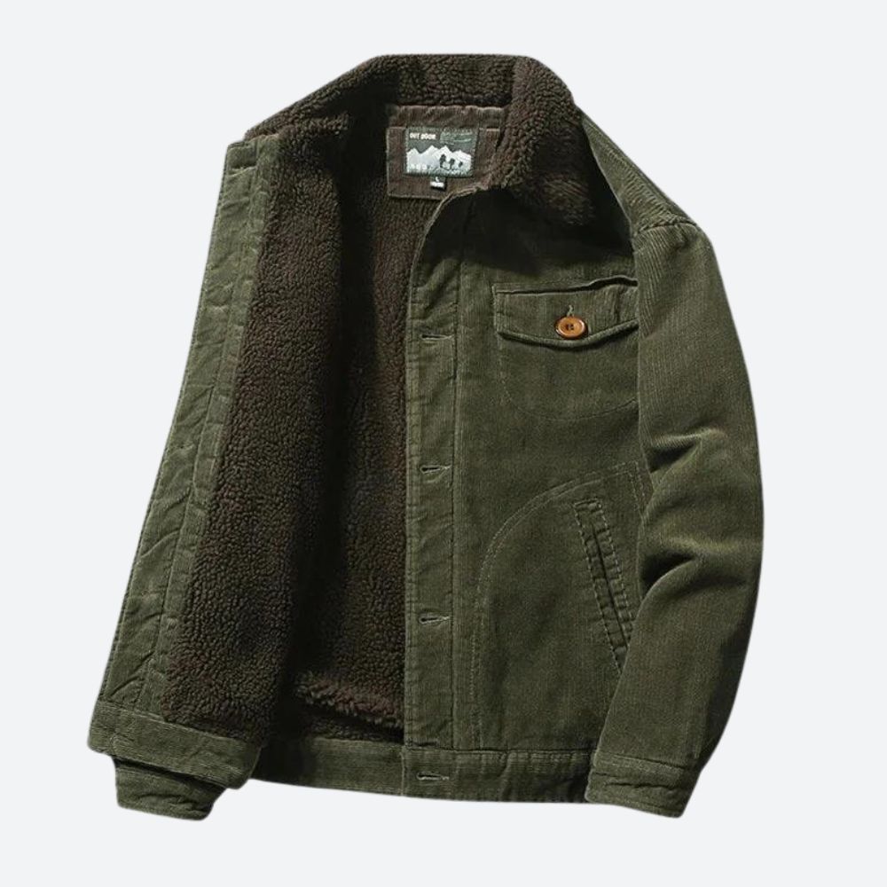 Classic Corduroy Mens Jacket with Modern Style