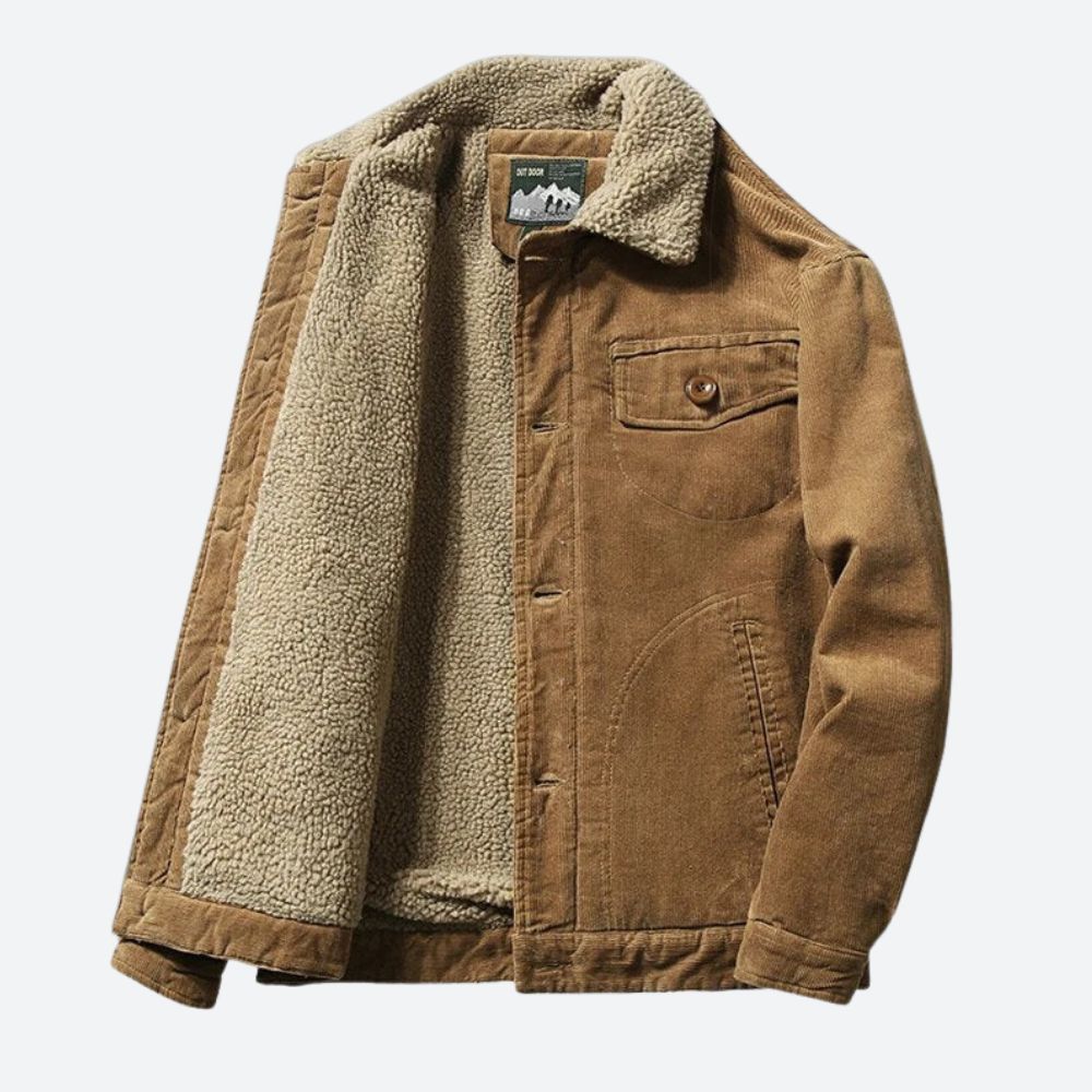 Classic Corduroy Mens Jacket with Modern Style