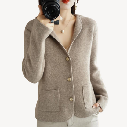 Ladies Soft Button Cardigan Sweater