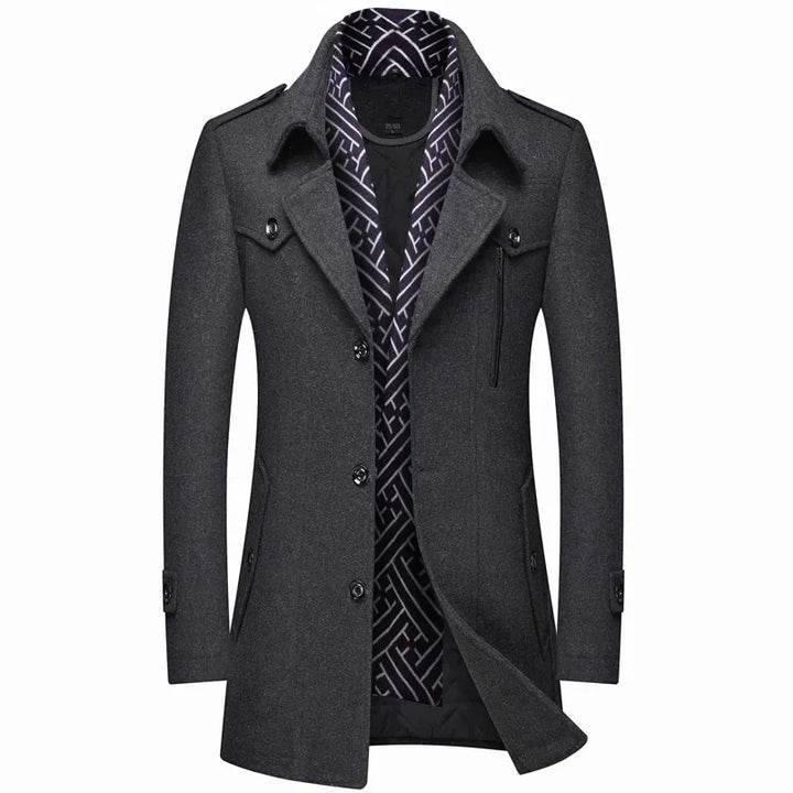 Stylish Insulated Men's Winter Coat - OutfitLondon
