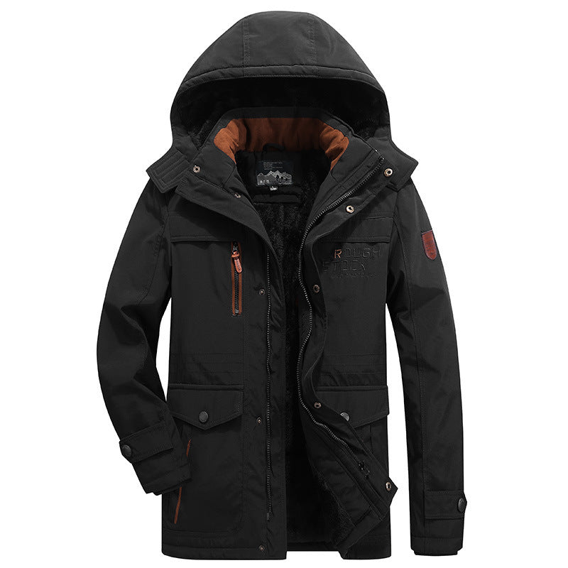 Insulated Water Resistant Winter Parka Coat