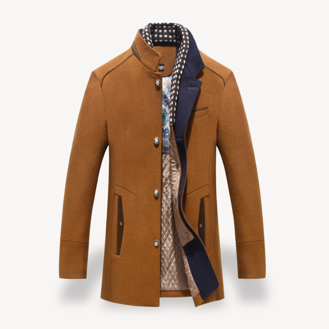 Luxury Men's Cashmere Coat - OutfitLondon