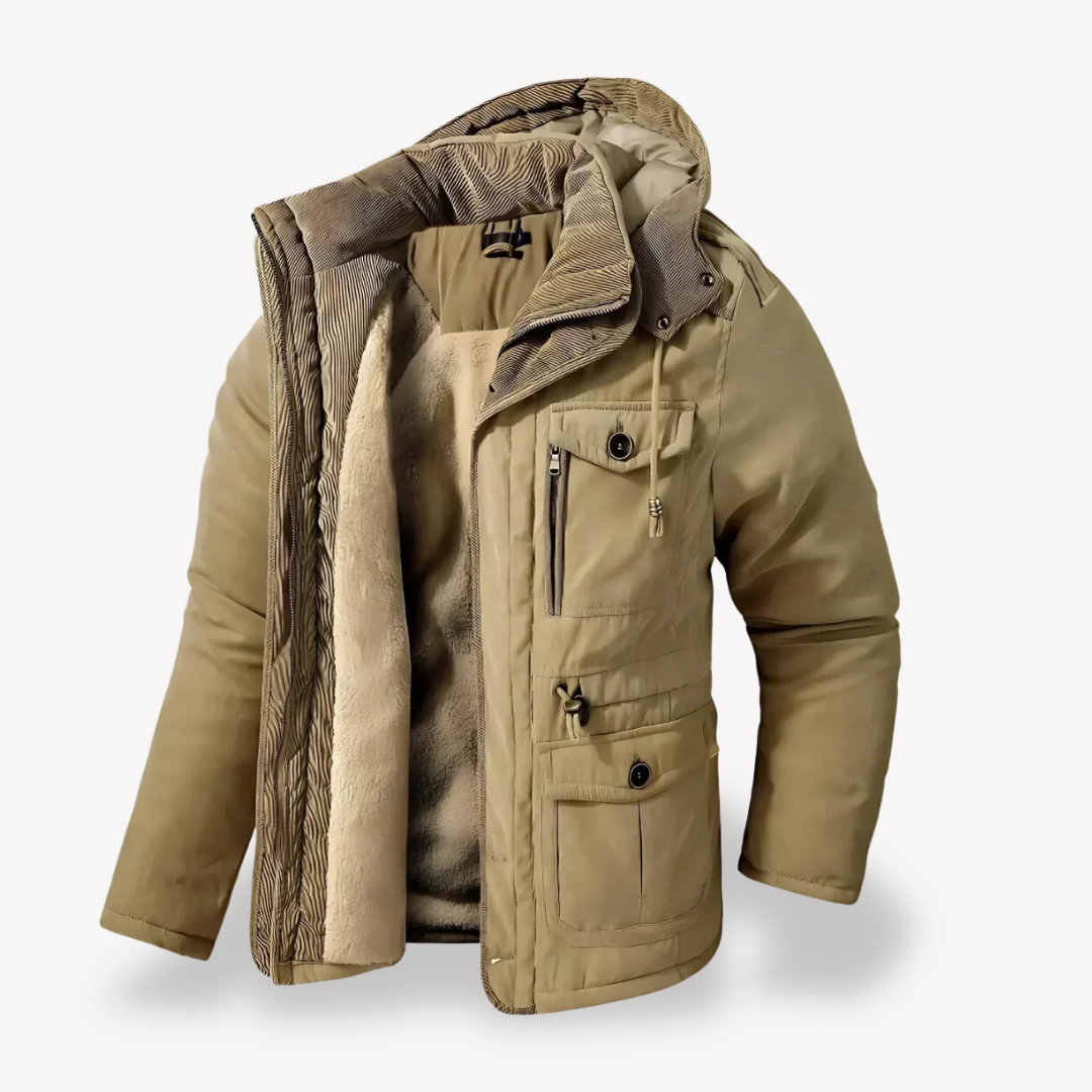 Warm Waterproof Men's Ski Parka Coat