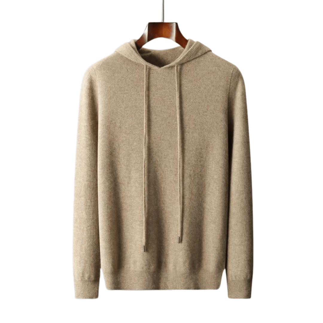 Slim Fit Breathable Men's Knit Hoodie