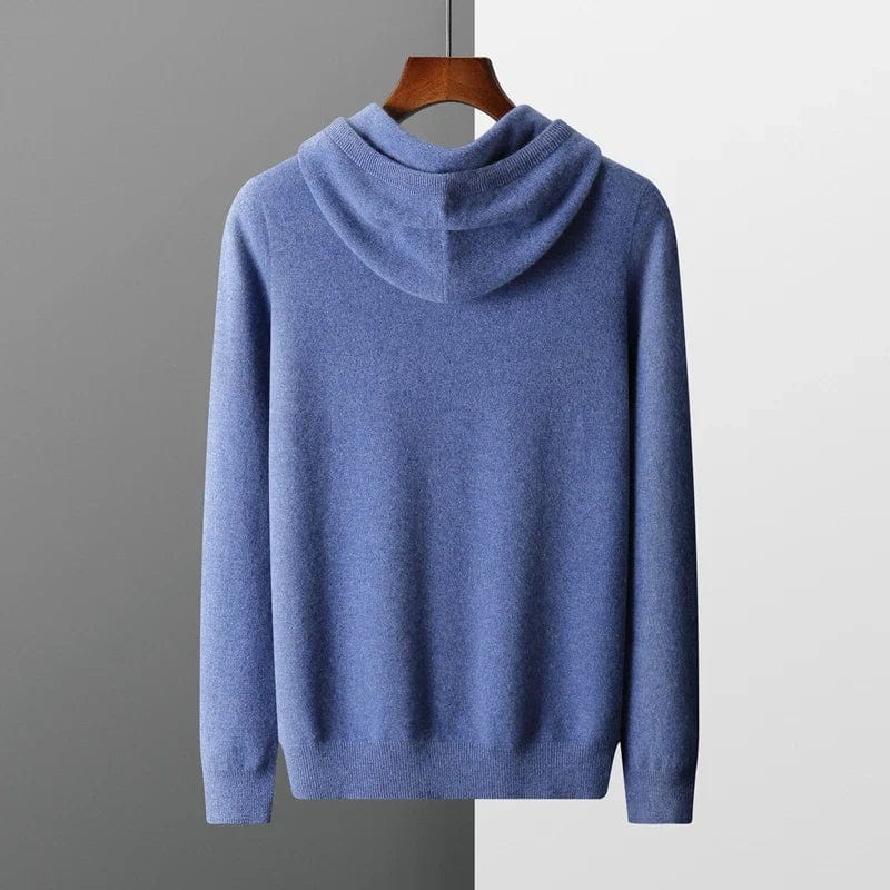 Slim Fit Breathable Men's Knit Hoodie