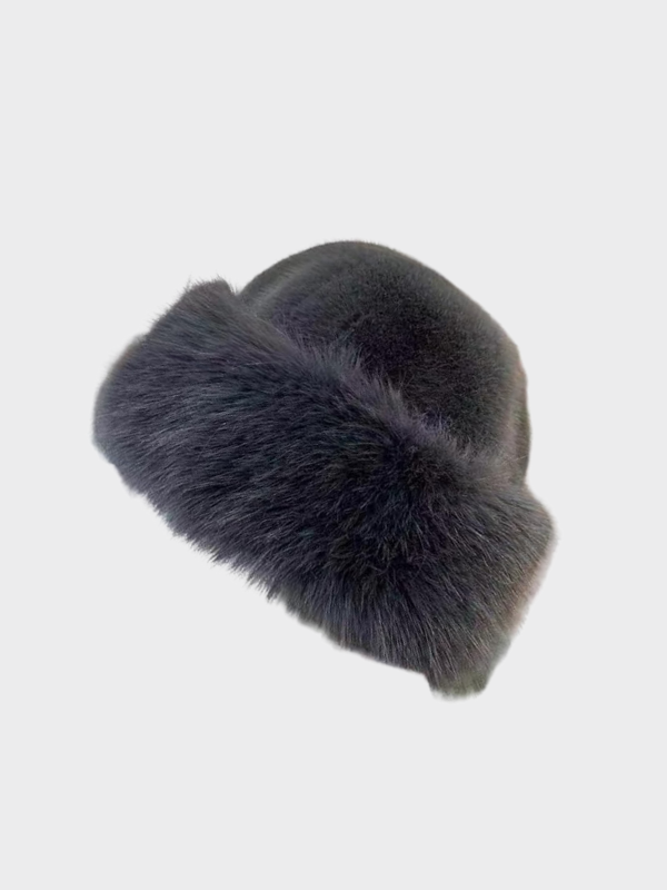 Warm Women's Faux Fur Beanie Hat