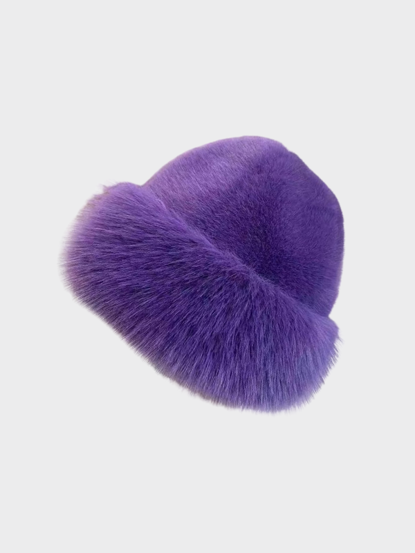 Warm Women's Faux Fur Beanie Hat