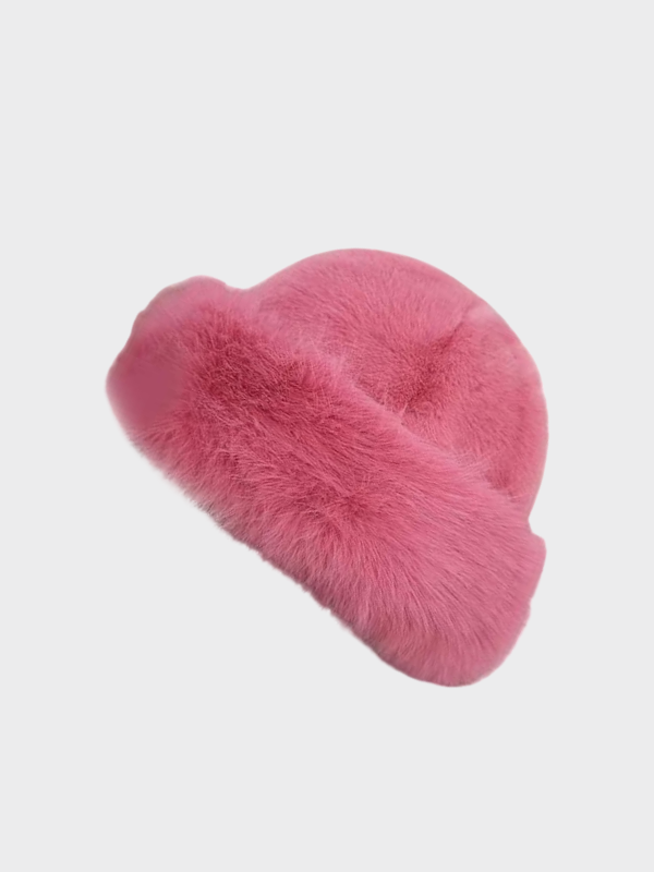 Warm Women's Faux Fur Beanie Hat