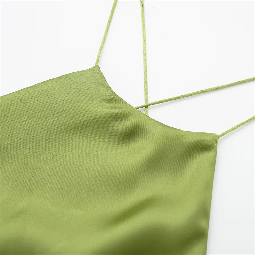 Kassandra Dress | Halter Neck Satin Maxi Dress