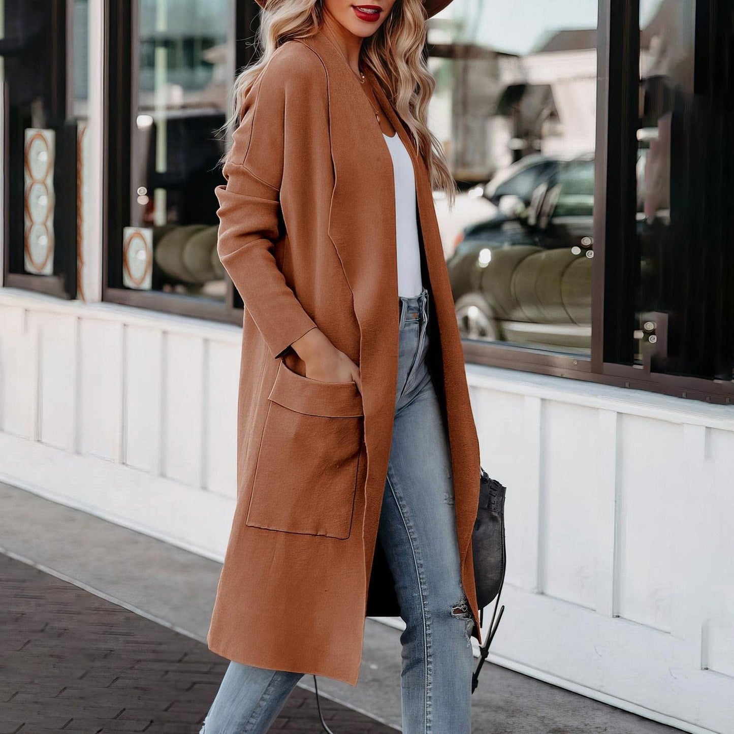 Kylie | Luxe Faux Suede Trench Coat