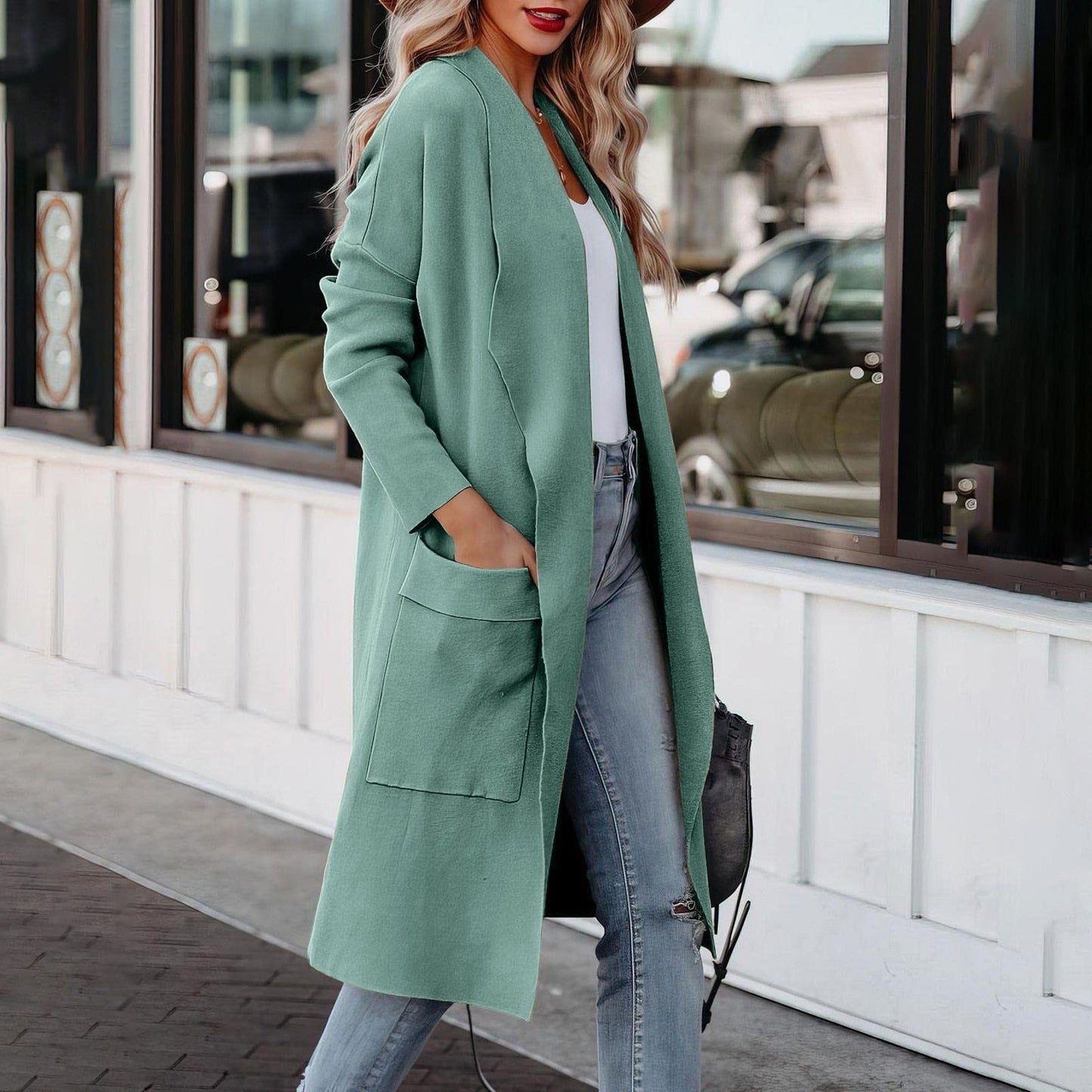 Kylie | Luxe Faux Suede Trench Coat