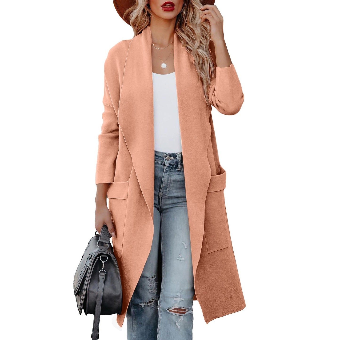 Kylie | Luxe Faux Suede Trench Coat