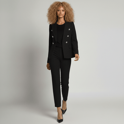 Women's 2 Piece Suit Tailored Blazer and Trousers - OutfitLondon