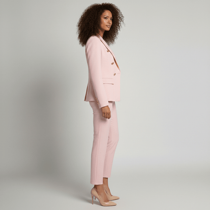 Women's 2 Piece Suit Tailored Blazer and Trousers