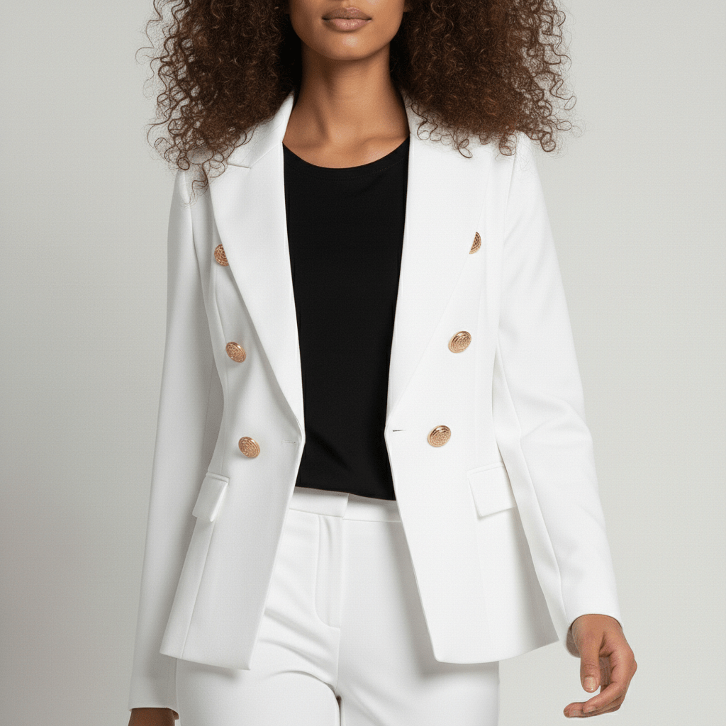 Women's 2 Piece Suit Tailored Blazer and Trousers