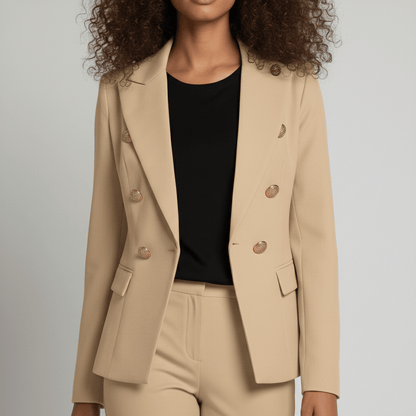 Women's 2 Piece Suit Tailored Blazer and Trousers