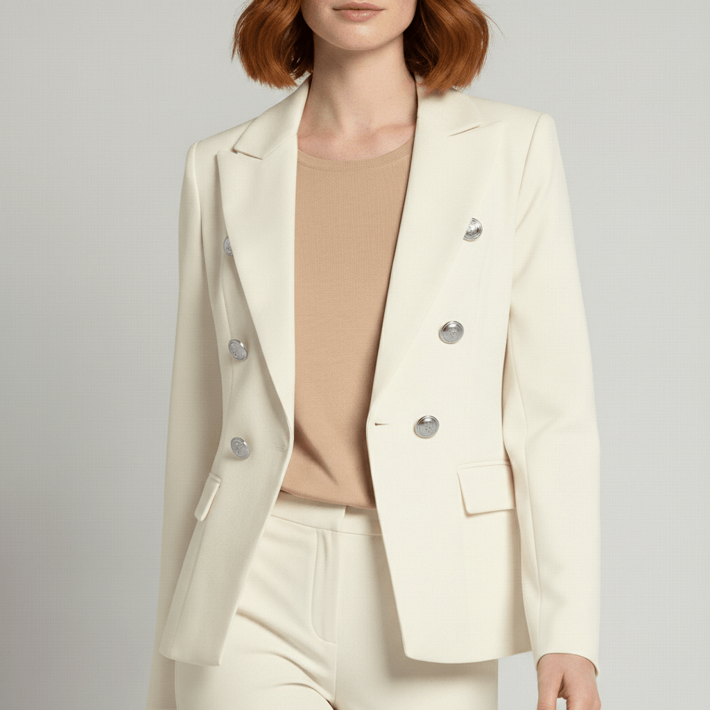 Women's 2 Piece Suit Tailored Blazer and Trousers