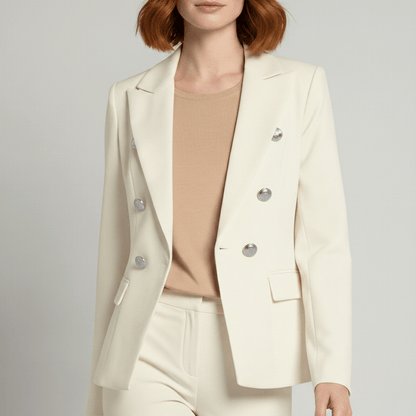 Women's 2 Piece Suit Tailored Blazer and Trousers