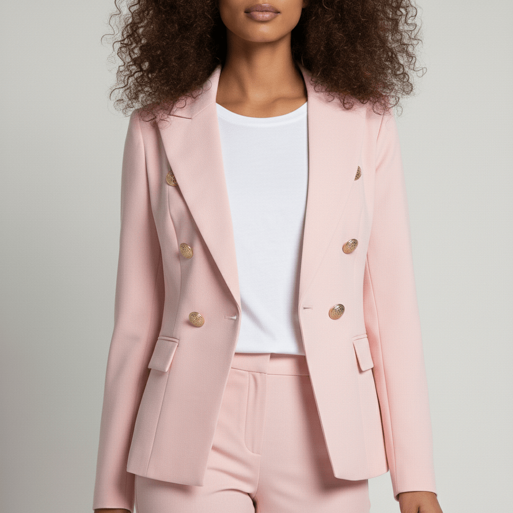 Women's 2 Piece Suit Tailored Blazer and Trousers