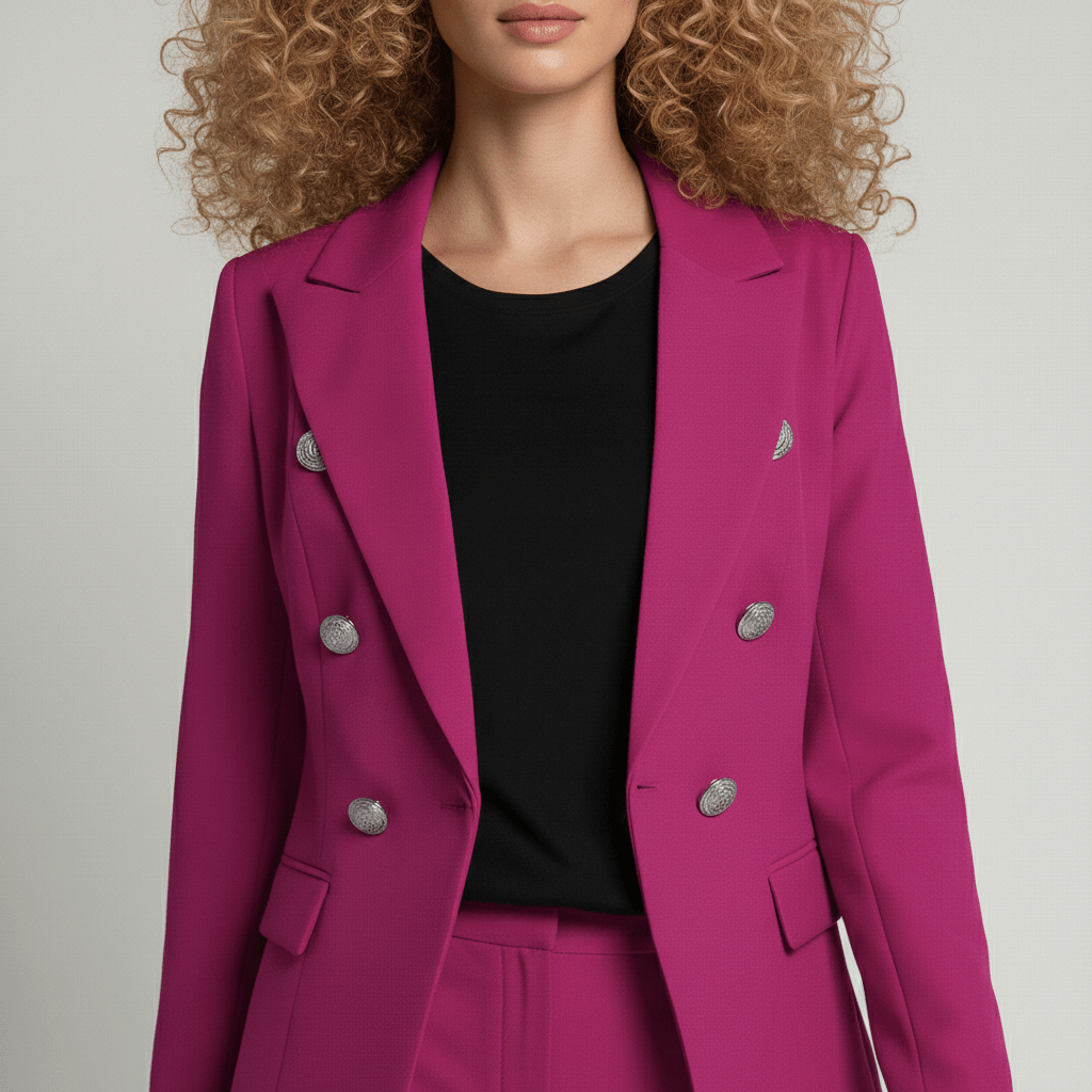 Women's 2 Piece Suit Tailored Blazer and Trousers