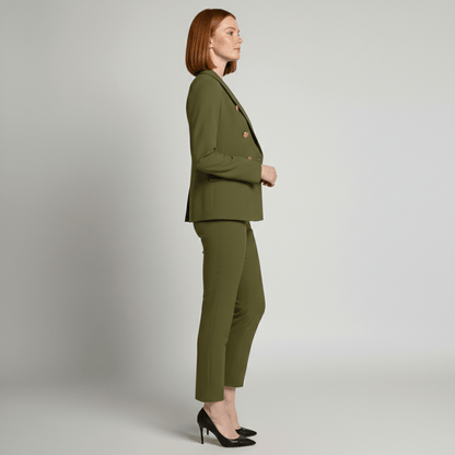 Women's 2 Piece Suit Tailored Blazer and Trousers