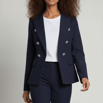Women's 2 Piece Suit Tailored Blazer and Trousers