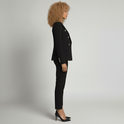 Women's 2 Piece Suit Tailored Blazer and Trousers