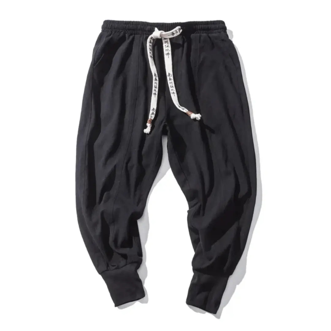 Men's Cotton Blend Drop Crotch Pants