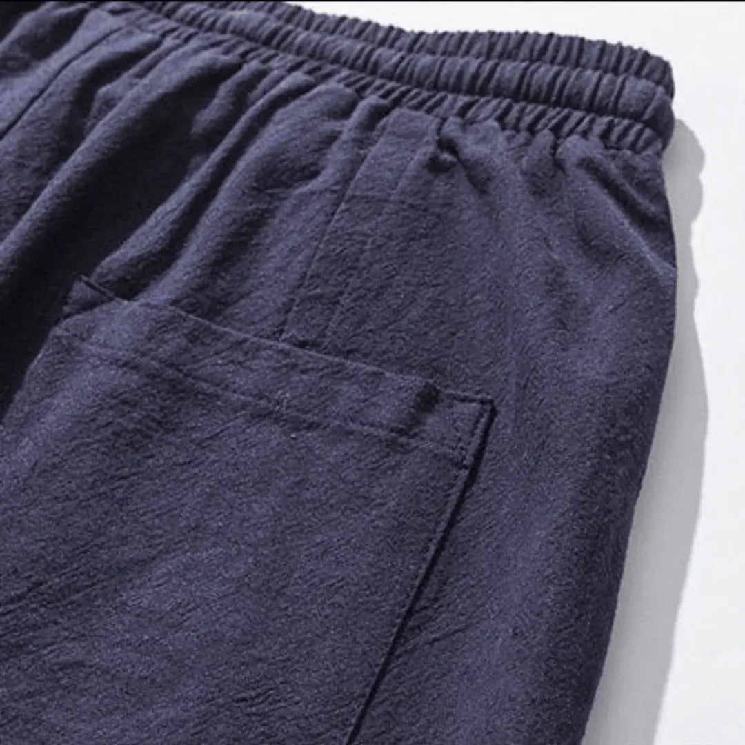 Men's Cotton Blend Drop Crotch Pants