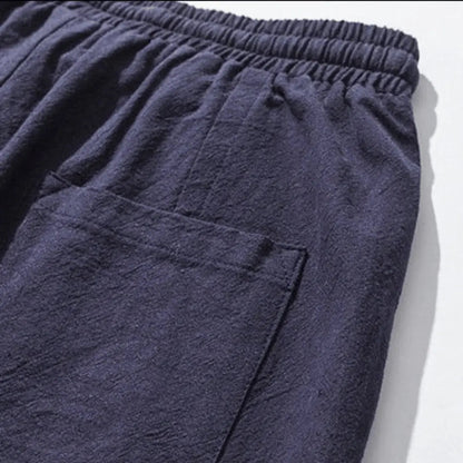 Men's Cotton Blend Drop Crotch Pants