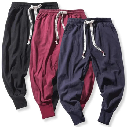 Men's Cotton Blend Drop Crotch Pants