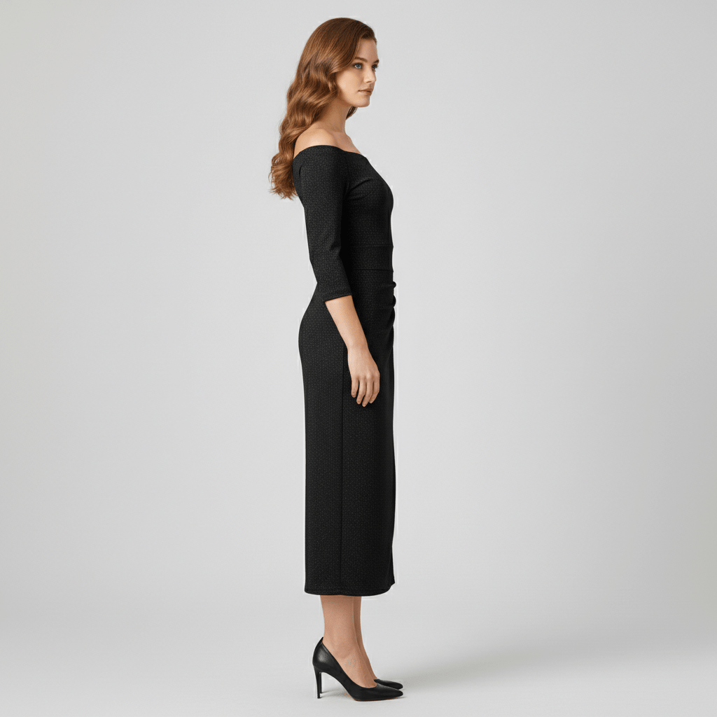 Chic Strapless Bridesmaid Evening Gown