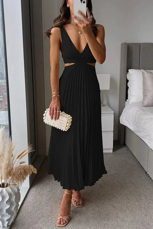 Kesley Women's Pleated Dress Elegant Special Occasion