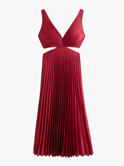 Kesley Women's Pleated Dress Elegant Special Occasion