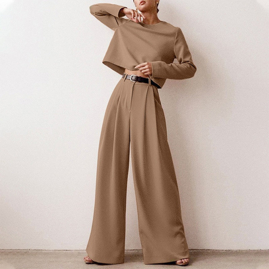 Women's Comfortable Relaxed Fit Pantsuit Set